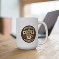Powered by Coffee & Kindness | 15 oz Ceramic Teacher Mug