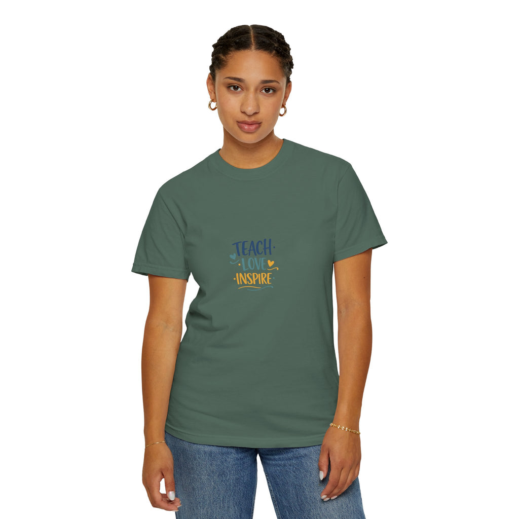 Teach Love Inspire | Premium Comfort Colors® Teacher T-Shirt