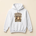 Teaching Is My Superpower premium teacher hoodie in white